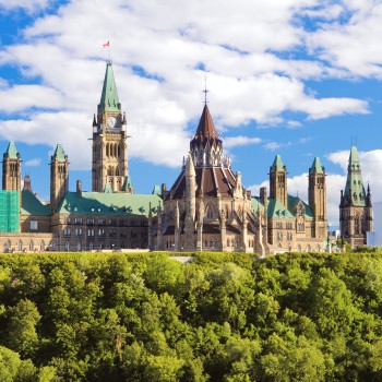 Parliament buildings in Ottawa