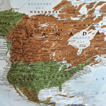 Map - Canada, U.S. & Mexico