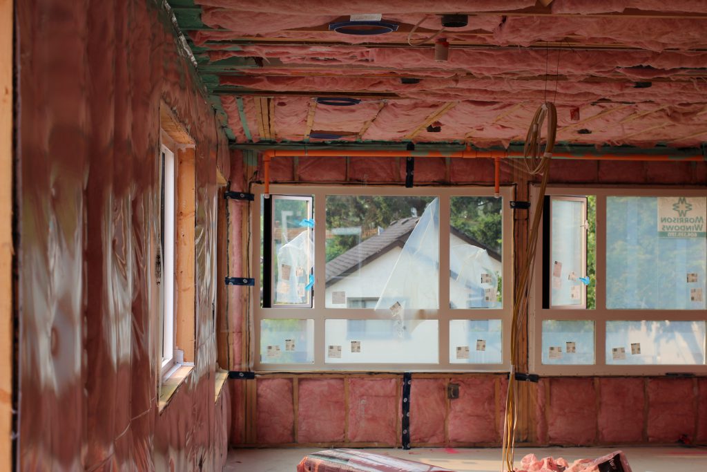 Insulation inside the Hayden.